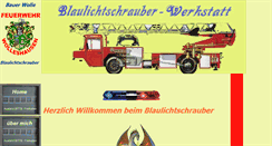 Desktop Screenshot of blaulichtschrauber-werkstatt.com