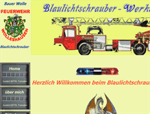 Tablet Screenshot of blaulichtschrauber-werkstatt.com